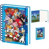 Sonic The Hedehog - Green Hill Zone A5 Wiro Notebook ( 057722 )