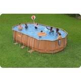 Bestway Steel Pro MAX ovalni bazen 6.10 x 3.66 x 1.22m sa masažerom i pumpom