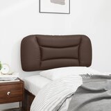  Jastuk za uzglavlje Hvar smeđi 90 cm od umjetne kože | Eponuda.com