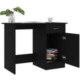  Radni stol crni 100 x 50 x 76 cm od iverice | shoptok.hr