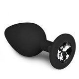 EasyToys - Anal Collection Analni čep Easytoys Diamond Medium črn Cene