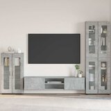  Kreveta s policom FLORIN Betonski sivi 55,5 x 29 x 100 cm | shoptok.hr