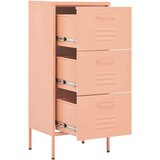 vidaXL Ormarić za pohranu ružičasti 42,5 x 35 x 101,5 cm čelični | shoptok.hr