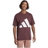 Adidas Funkcionalna majica 'Essentials' vinsko rdeča / bela | Shoptok.si