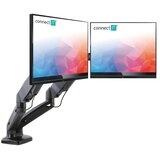 Connect IT CMF-3207-BK - Univerzalni nosač za 2 monitora 13-27” crne boje | Eponuda.com