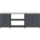  Kuhinjski set za pohranu 3 pcs Antracit 240 x 50 x 92 cm | shoptok.hr
