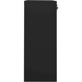  Pisarniška omara črna 90x40x102 cm jeklo, (20704909) | Shoptok.si