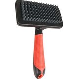 Flamingo četka za masažu sa drzačem L, Crveno-Crna | ePonuda.com