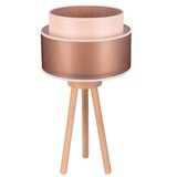  Duolla - Stona lampa WOOD BOHO 1xE27/15W/230V prečnik 25 cm bakrena/braon/bež | Eponuda.com