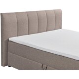MID.YOU POSTELJA BOXSPRING 180 cm x 200 cm , tekstil umazano rjava | Shoptok.si