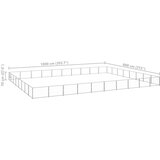 vidaXL kavez za pse srebrni 80 m² čelični | shoptok.hr