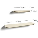 Kave Home Bež police u setu 2 kom 55 cm Arely – | shoptok.hr