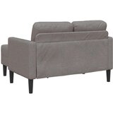 SOFA 2-sedežni kavč z ležiščem v obliki črke L taupe 125 cm tkanina, (21749688) | Shoptok.si