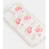 Sinsay Maskica za iPhone 15 s motivom trešanja i mašni | shoptok.hr