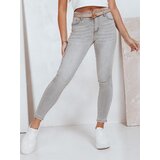 DStreet Jeansy damskie push up jasnoszare | Shoptok.si