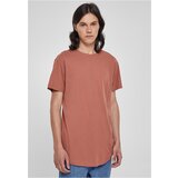 Urban Classics Plus Size Shaped Long Tee terracotta Cene