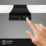 XXXL Briloner 2111-015 - LED osvetljenje za kupatilsko ogledalo LED/6,5W/230V 32 cm crna Slike