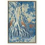  Slika - Hokusai Katsushika – Kirifuri Fall on Kurokami Mount 80x120 U prirodnom drvenom okviru | shoptok.hr