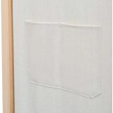 Sobna pregrada s 3 panela od tkanine 120 x 170 x 4 cm krem | shoptok.hr