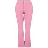Trendyol Curve Plus Size Jeans - Pink - Slim Cene