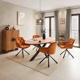 Premium Living naslanjač eileen, oranžna | Shoptok.si