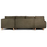 Bonami Selection Zelena sklopiva kutna garnitura od samta (s desnim kutom/u obliku slova "U") Tori – | shoptok.hr