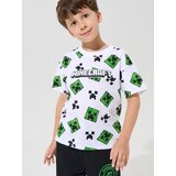 Sinsay Pamučna loose majica s printom Minecraft | shoptok.hr