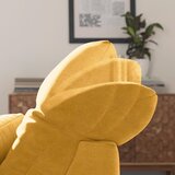 CARRYHOME KOTNA SEDEŽNA GARNITURA, mikrovlakna temno rumena | Shoptok.si