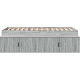  Krevetna konstrukcija sivi sonoma 100x200 cm | shoptok.hr
