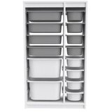 Hanah home višenamenske police montana xs 2D4N8U white grey v3 | ePonuda.com
