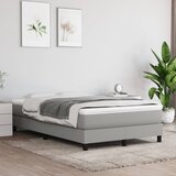  s opruga kutije Svijetlo siva 120 x 190 cm tkanina | shoptok.hr