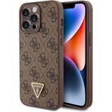 Guess Trdo ohišje za Apple iPhone 15 Pro Max Triangle Strass 4G, Rjava, (21244304) Cene