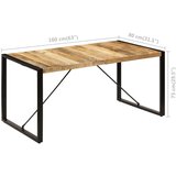  Blagovaonski stol od masivnog drva manga 160 x 80 x 75 cm | shoptok.hr