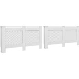 vidaXL pokrovi za radiatorje 2 kosa beli 152x19x81,5 cm mediapan Cene