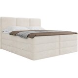 MID.YOU POSTELJA BOXSPRING 160 cm x 200 cm , les, tekstil, leseni material krem barve | Shoptok.si