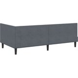  Kotni okvir postelje z matrico Drugo 2 pcs Siva Žamet, (5000123747) | Shoptok.si