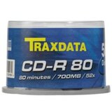 CD-R TRAXDATA, 700 MB, 52X, CAKE 50 kom Cijene