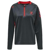 Hummel Puloverji Sweatshirt Poly Half Zip Femme Siva Cene