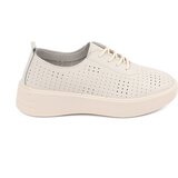 Sergio Leone Leather openwork shoes by light beige | ePonuda.com