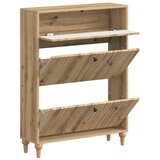  Ormar za cipele ALKMAAR 78 x 24 x 103 cm Konstruirano drvo - Hrast artisan | shoptok.hr