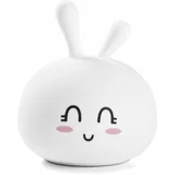Rabbit And Friends nočna lučka mehka Sladki zajček-USB-C polnjenje white