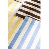 noo.ma Rjava/kremno bela tekstilna kopalniška preproga 50x80 cm Gobo – | Shoptok.si
