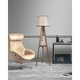 Opviq Sehbalı tripod Yanık lambader pramit Açık Hasır abajurlu brown floor lamp | ePonuda.com