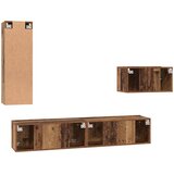  Set TV komoda s ladicama 4 pcs Staro drvo Konstruirano drvo | shoptok.hr