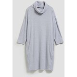 Marisse Gray Turtleneck Dress | shoptok.hr