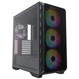 MONTECH air 903 max black mid-tower, tg, e-atx, 4x 140mm pwm argb fans Cijene