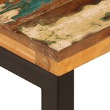  Stolić za kavu od obnovljenog drva i čelika 100 x 50 x 35 cm | Eponuda.com