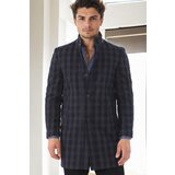 Dewberry PLT8370 MEN'S COAT-PATTERNED NAVY BLUE-2 | ePonuda.com
