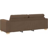 SOFA 3 pcs Smeđa 221 x 80 x 80 cm Platnasta tkanina | Eponuda.com