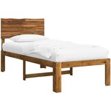  Krevet s uzglavljem ROSTOCK Prirodna 90 x 190 cm | shoptok.hr